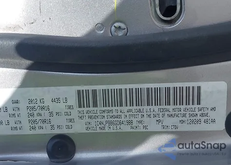 2016 Jeep Patriot Sport z USA, uszkodzony, nr VIN 1C4NJPBB6GD641988